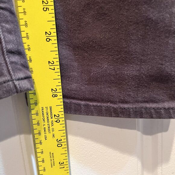 Raleigh Workshop Handcrafted Denim Jeans Mens 29x29 Gray Slim Taper Made in USA - Picture 10 of 13